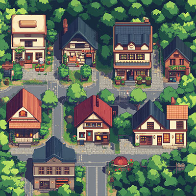 midjourney promts for pixel art