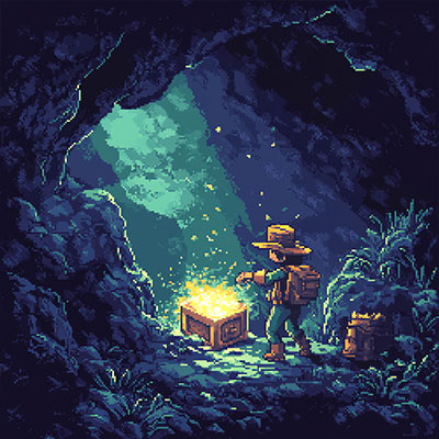 NES style pixel art