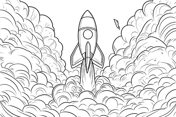 midjourney coloring book design